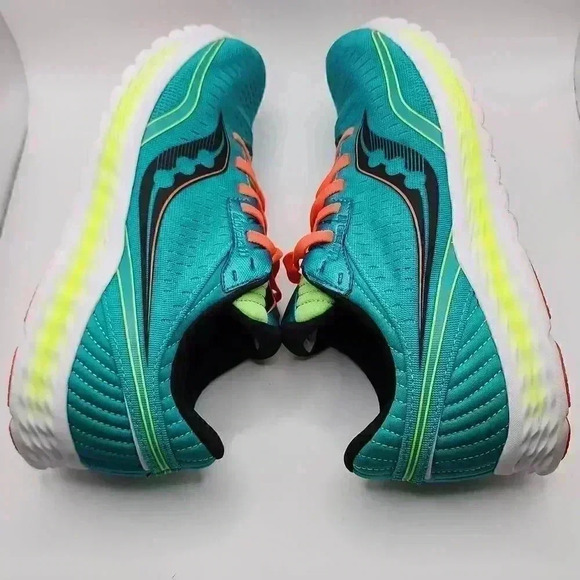 Saucony Womens Kinvara 11 S20551-10 Athletic Running Shoes Blue Green Size 9 - Picture 9 of 12